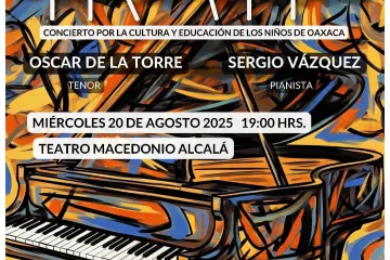 Óscar de la Torre y Sergio Vázquez ofrecerán el Concierto Entre Amigos en el Macedonio Alcalá