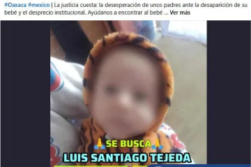 Descartan desaparición de bebé 