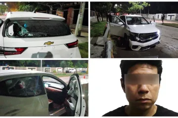 Policía Municipal detiene a una persona por presunto delito de daños