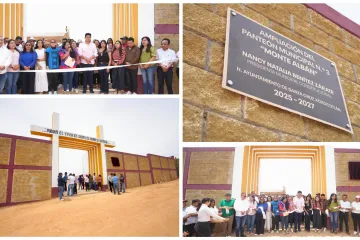 Amplían panteón Monte Albán en Xoxocotlán, beneficiará a miles de habitantes