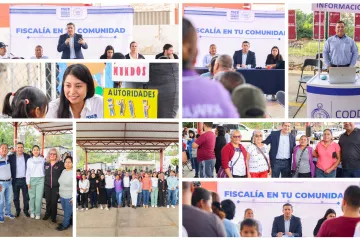“Fiscalía en tu Comunidad llega a tu colonia” mecanismo para acercarse a la ciudadanía