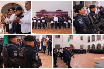 Reconocen 35 años de la Policía Municipal de Oaxaca de Juárez 