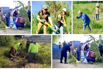 Avanza la estrategia Ciudad Limpia en inmediaciones del Río Atoyac