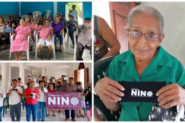 Entrega Fundación Nino, lentes en comunidades de la Cuenca del Papaloapan