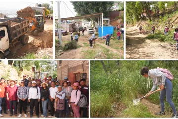 Realizan tequio en Xoxocotlán 