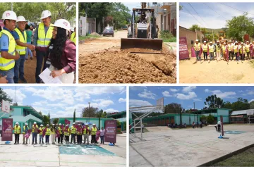 Arranca Nancy Benítez obras de pavimentación y techado escolar