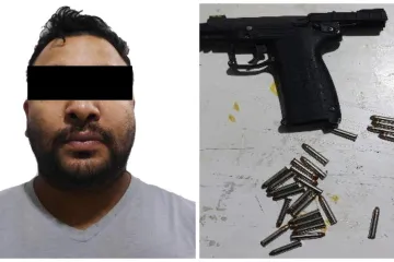 Policía Municipal detiene a una persona por portación de arma de fuego