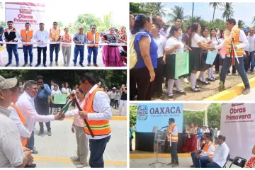 Celebra Nino Morales, obras que transforman de Jara en San Blas Atempa
