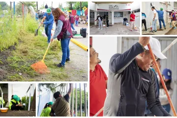 Vecinas y vecinos transforman Santa Rosa Panzacola en Tequio Vecinal