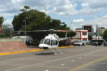 Realizan traslado aéreo directo al Hospital Dr. Aurelio Valdivieso de persona proveniente de Santiago Amoltepec