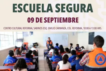Gobierno Municipal convoca a la ciudadanía al Foro Escuela Segura para impulsar la cultura de la prevención
