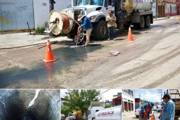Da Soapa mantenimiento a red sanitaria en 4 colonias de San Martín Mexicapam en la ciudad de Oaxaca