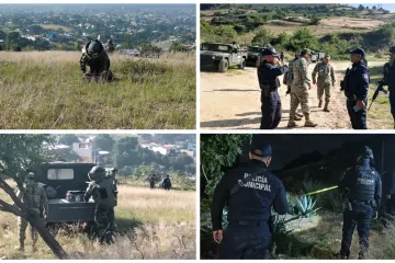 Policía Municipal y Defensa Nacional aseguran artefacto explosivo en la Agencia de Donají