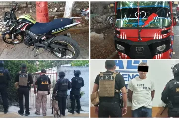 Una persona detenida, aseguran drogas, así como dos vehículos en cateo de la Sierra de Flores Magón 