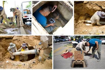 Repara Soapa infraestructura hidráulica en zona norte de la capital 