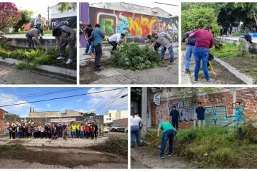 Tequio vecinal en San José La Noria refuerza la cultura de la limpieza y el trabajo colectivo
