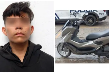 Policía Municipal detiene a dos personas por el presunto robo de una motocicleta
