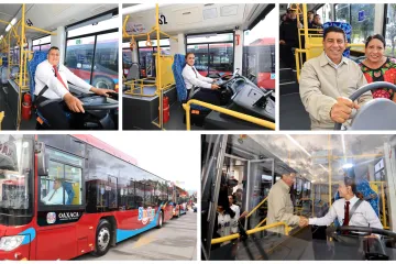 Xoxocotlán estrena ruta troncal del Binni Bus por una movilidad eficiente y sustentable