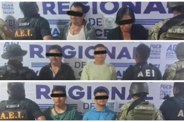 Fiscalía de Oaxaca detiene a seis personas tras operativo de captura por homicidio 
