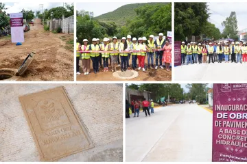 Nancy Benítez cumple su compromiso, inaugura obras en 5 colonias xoxeñas