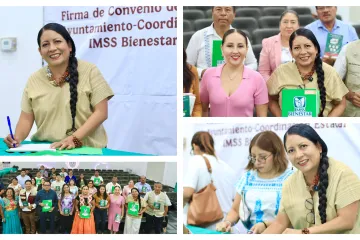 Xoxocotlán e IMSS Bienestar firman convenio para fortalecer acceso a la salud