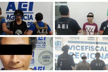 Por Violencia Familiar, Fiscalía de Oaxaca aprehende a cuatro personas en diferentes regiones