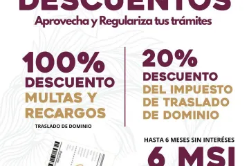 Oaxaca de Juárez impulsa estímulos fiscales para la regularización de trámites catastrales