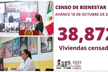 Gobierno de México: las y los servidores de la nación han censado 38 mil 872 viviendas afectadas por las lluvias