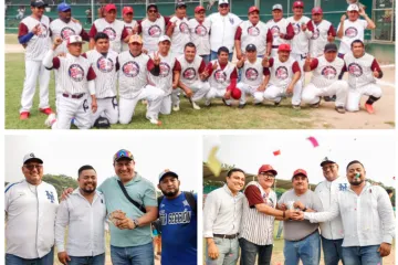 Tekos Despierta Juchitán, se corona bicampeón de la liga municipal de Béisbol Taladxi 