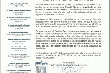 Comunicado del STEUABJO