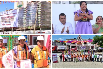 Xoxocotlán beneficia a mil 200 personas con pisos firmes