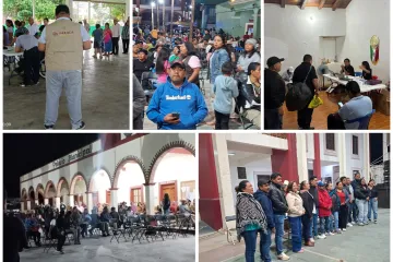 En paz, concluye jornada electoral del fin de semana en comunidades regidas por Sistemas Normativos Internos
