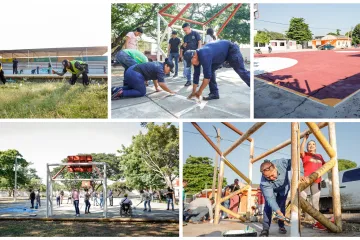 Recupera Juchitán cuatro espacios públicos con “Oaxaca Segura”
