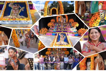 El monumental altar de Xoxocotlán: el alma de Oaxaca entre flores, copal y tradiciones