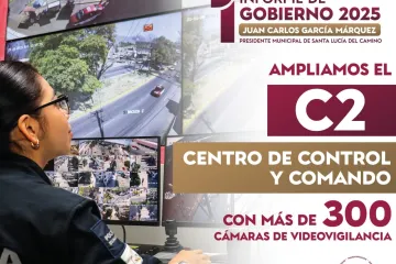 ¡Seguridad y tecnología que dan resultados en Santa Lucía del Camino! 