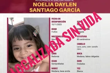 FGEO da acompañamiento a familia para identificación de niña Noelia 