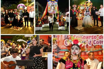 DIF Juchitán celebra las tradiciones mexicanas con comparsa y concurso de catrines y catrinas