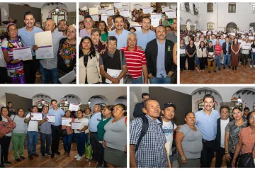 Entrega Ray Chagoya nombramientos a nuevos Comités Vecinales de Oaxaca de Juárez