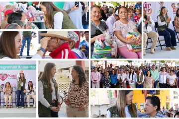 Llevan apoyos alimentarios y lentes a familias de Oaxaca de Juárez