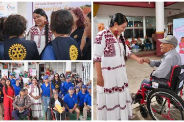 Gobierno municipal, Rotary Club Guelaguetza y la Fundación Chair the Love suman voluntades por la población vulnerable de Xoxocotlán