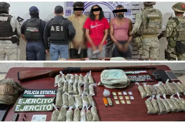 Tras cateos en Pinotepa Nacional: detienen a tres personas, aseguran drogas y armas de fuego