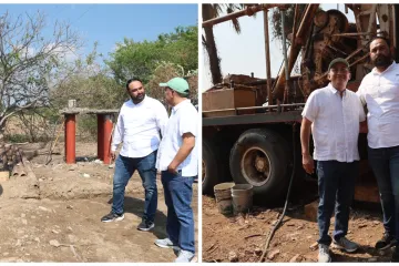 Nino Morales, destaca inicio de perforación de cuatro pozos de agua potable en Salina Cruz