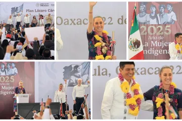 Con Plan Lázaro Cárdenas se transforma a las poblaciones más pobres de México; Claudia Sheinbaum y Salomón Jara presentan avances