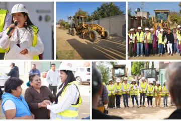 Continúa Nancy Benítez con el arranque de obras en colonias de Xoxocotlán