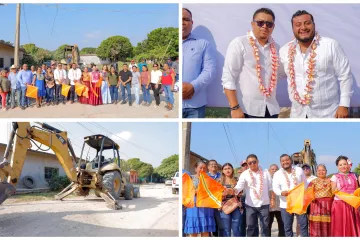 Arranca Miguel Quetú rehabilitación de avenidas en Chicapa de Castro 