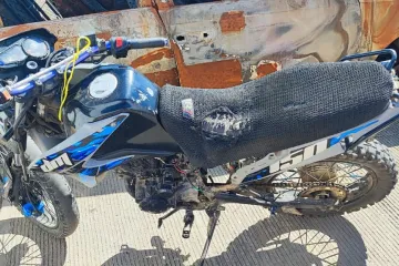 Aseguran motocicleta en que viajaban autores materiales de homicidio cometido en alcoholímetro de San Jacinto Amilpas
