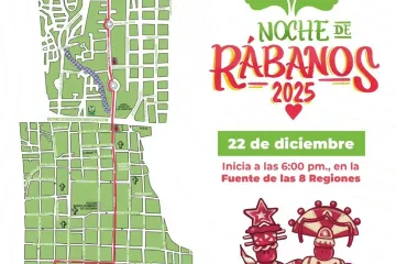 Alista Policía Vial Estatal operativo durante el Convite de la Noche de Rábanos 2025