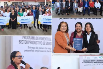 Emprendedores de Xoxocotlán reciben planes de negocio y apoyos de Capital Semilla