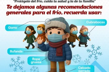 Protección Civil de Xoxocotlán emite recomendaciones ante llegada del Frente Frío número 25