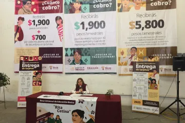 Más de 5 mil 853 millones de pesos, destinados a Becas Bienestar en Oaxaca durante 2025
